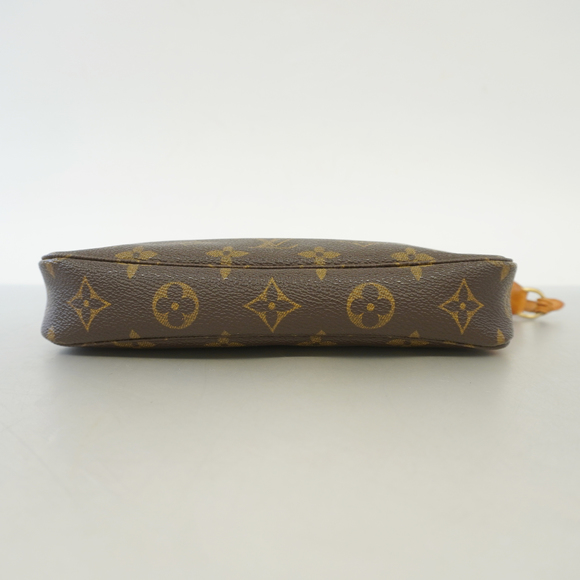 Auth Louis Vuitton Monogram Pochette Accessoir M51980 Women's Pouch - Picture 3 of 9